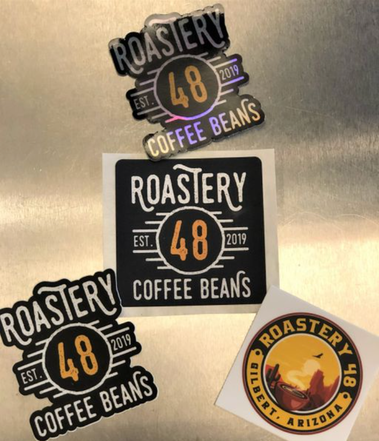 Roastery 48 Risk Taker Stickers